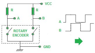 rotary encoder wiring schematic
