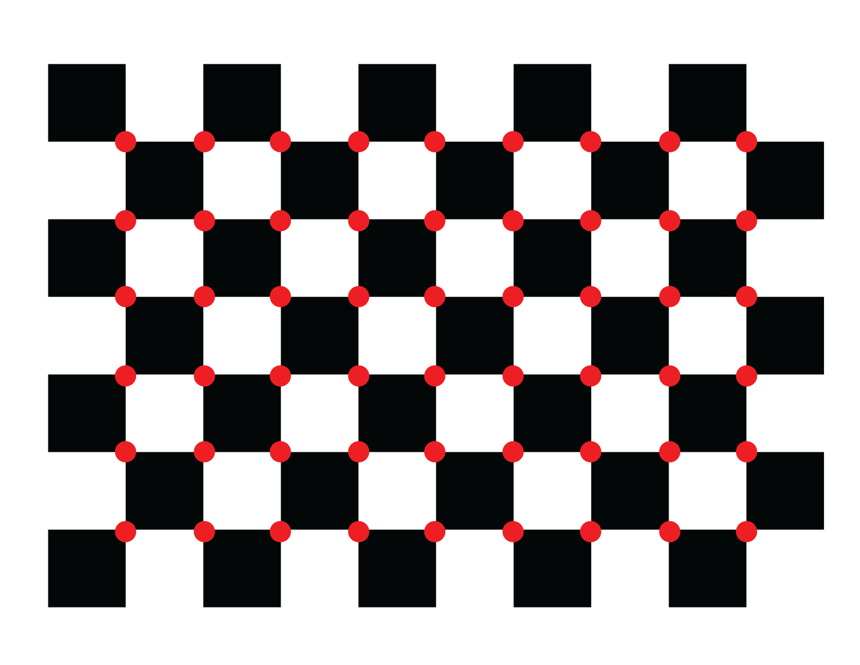 Checkerboard with intersections