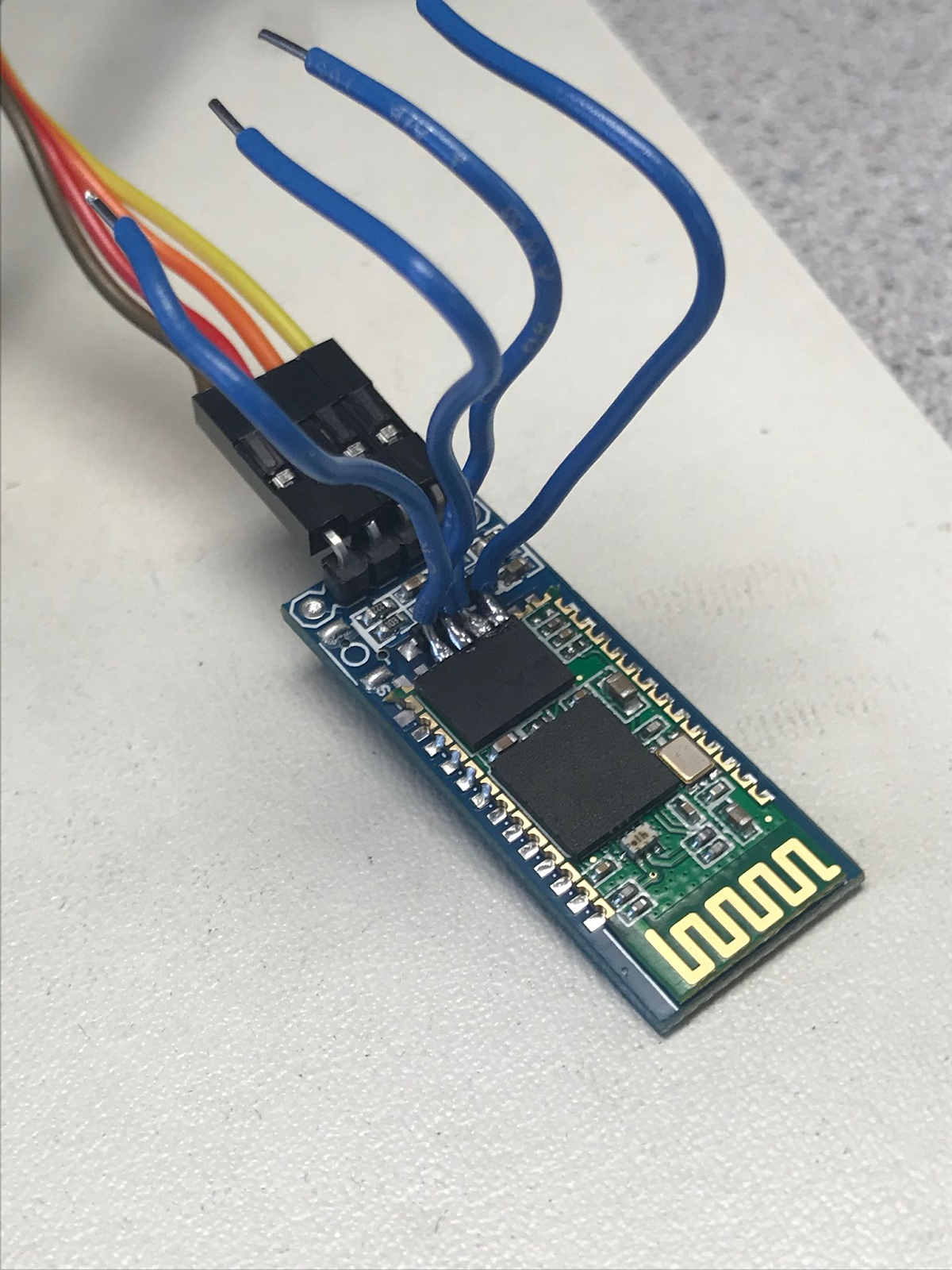 Breaking out SPI lines on bluetooth