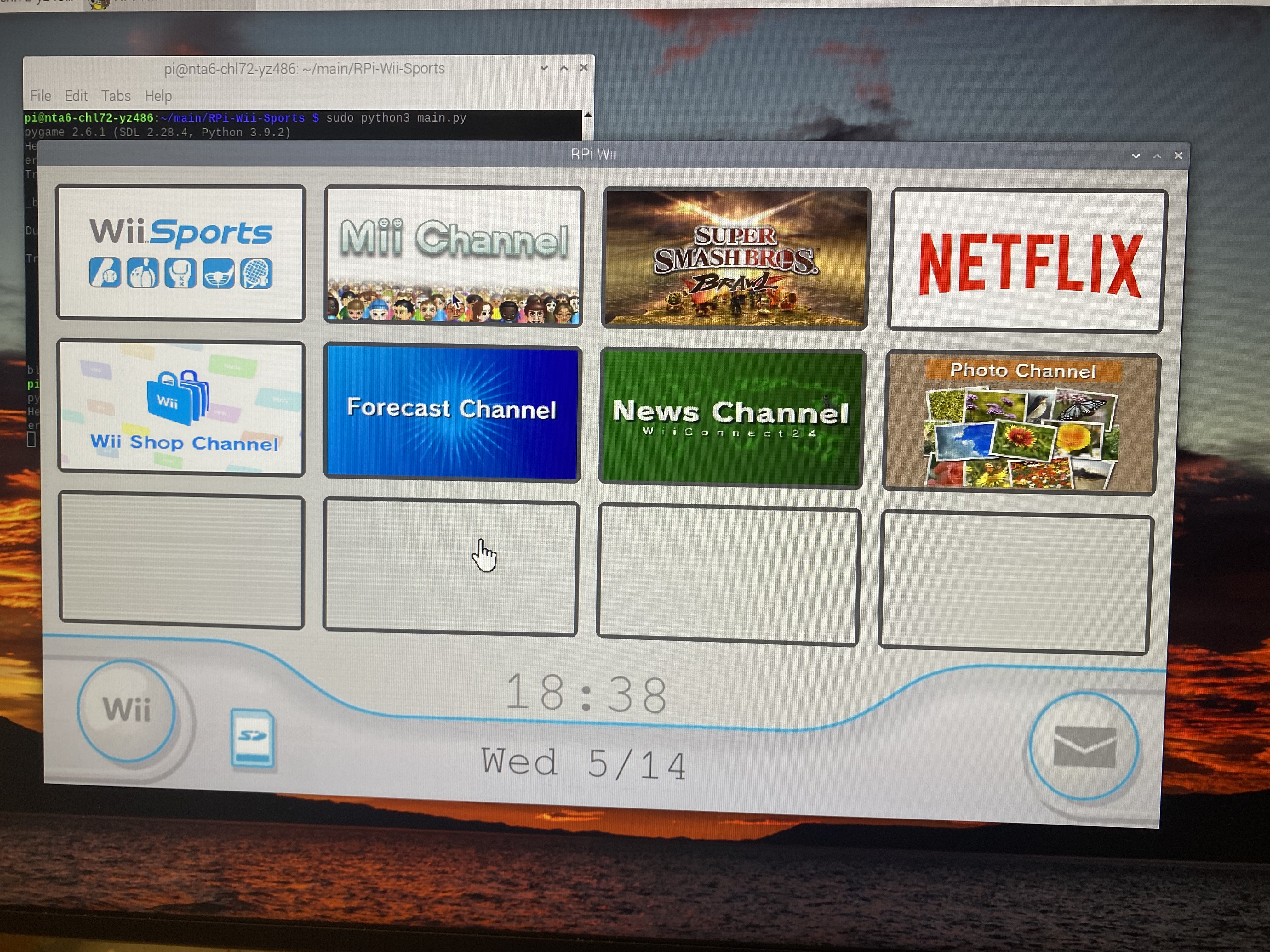 RPi Wii Main Menu