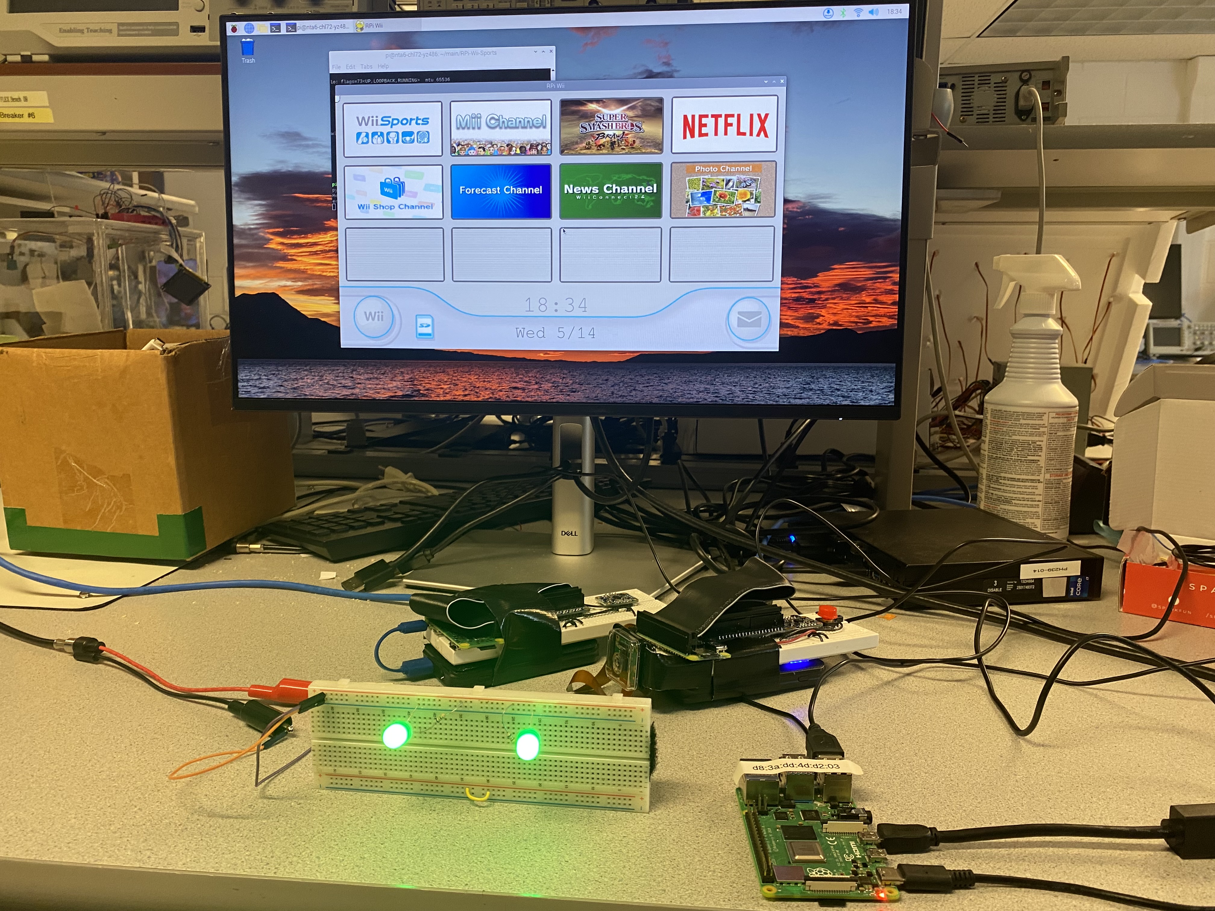 Full setup of the Raspberry Pi Wii