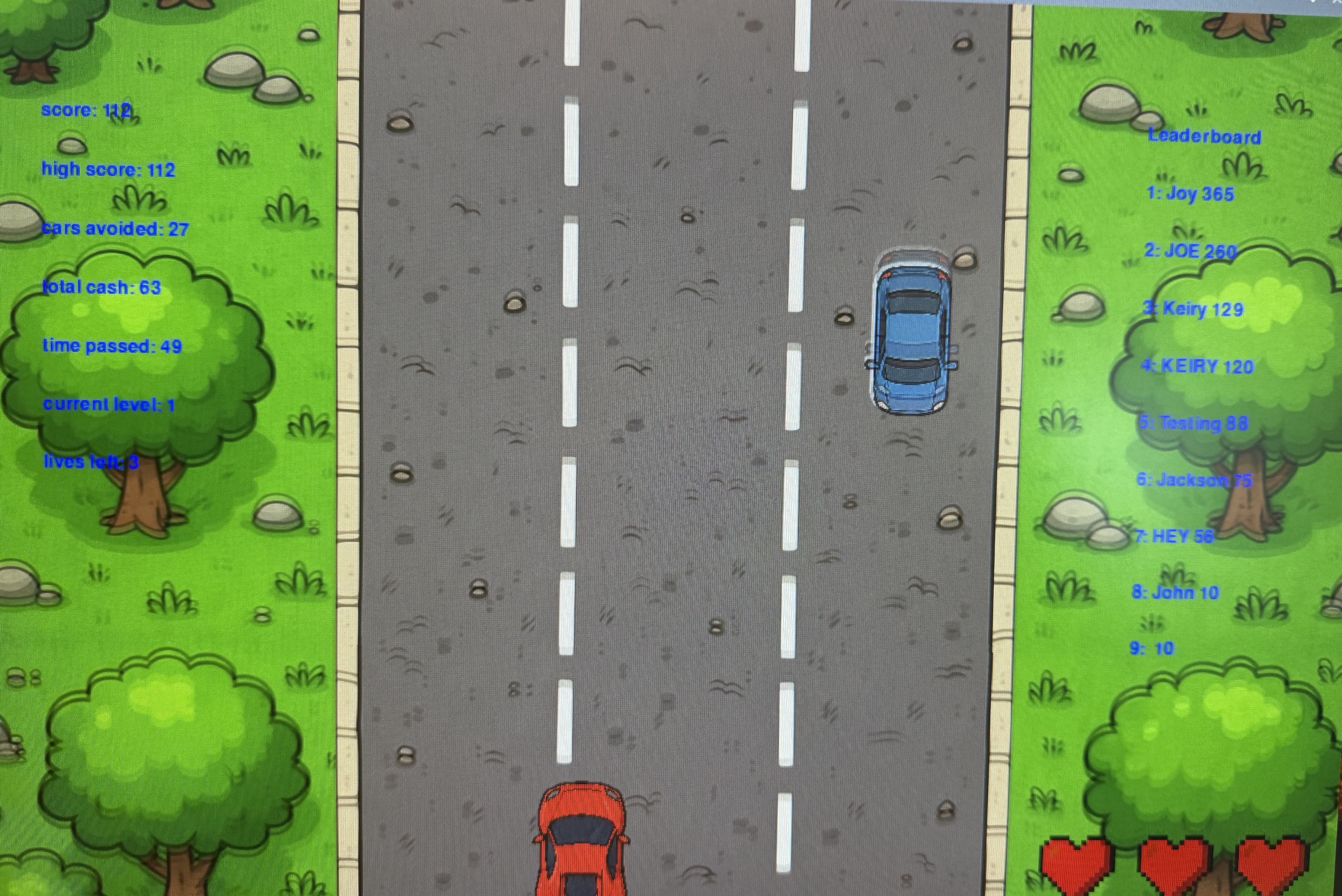 polished game running screen